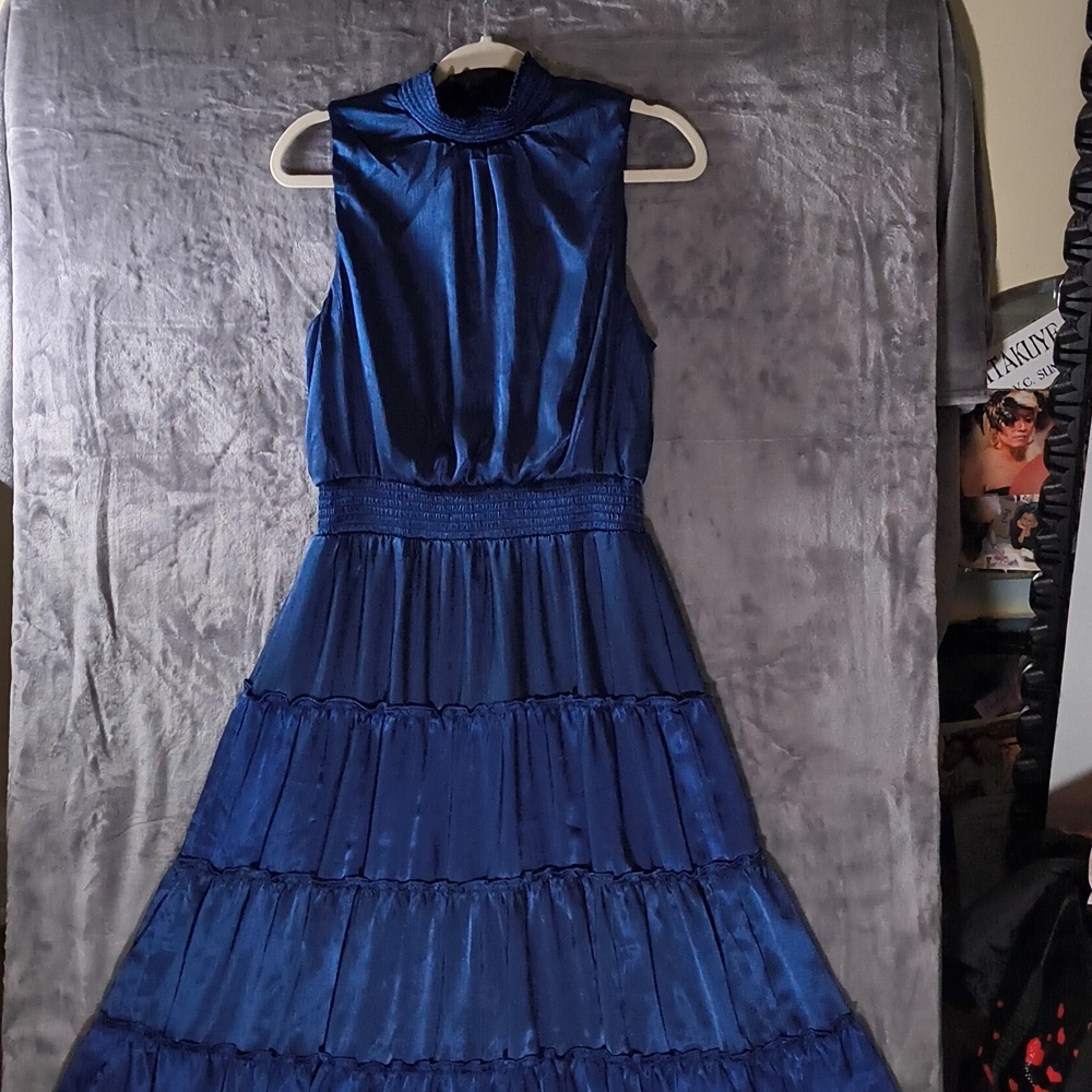 1. State Royal Blue Sleeveless Maxi Dress